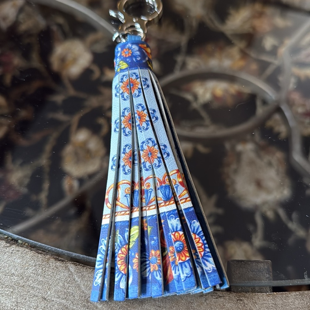 Brighton Colorful Tassel Keychain